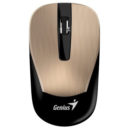 Počítačová myš Genius ECO-8015 / optická/ 3 tlačítka/ 1600DPI - zlatá