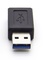 Redukce PremiumCord USB 3.0/ USB-C, M/ F - černá (1)