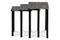 Konferenční stolky Autronic Přístavné a odkládací stolky, set 3 ks, deska černý mramor, kovové nohy, černý m (20658-04 BK) (2)