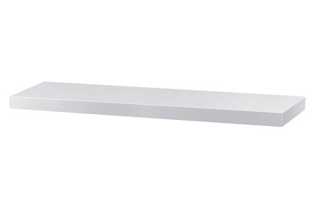 Polička Autronic Nástěnná polička 90cm, barva bílá matná. Baleno v ochranné fólii. (P-013 WT2)