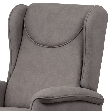 Televizní křeslo Autronic TV křeslo ušák + elektrické polohování, 2 motory 230 V  29 V, potah béžovostř (TV-1192 SIL2) (14)