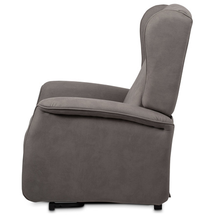 Televizní křeslo Autronic TV křeslo ušák + elektrické polohování, 2 motory 230 V  29 V, potah béžovostř (TV-1192 SIL2) (6)