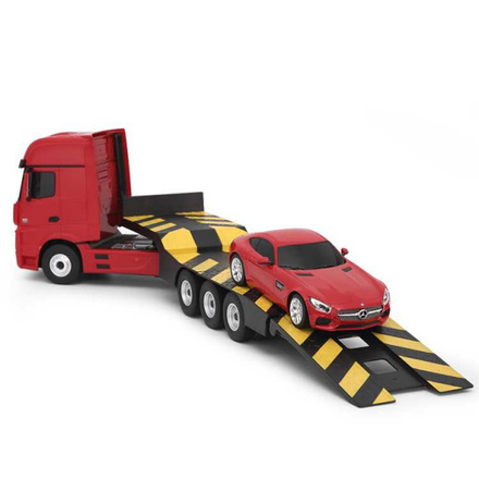 RC model auta Rastar R/C auto MercedesBenz Actros + AM (1)