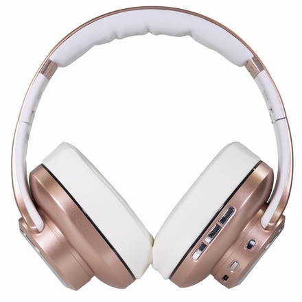 Polootevřená sluchátka Evolveo SupremeSound 8EQ - růžová