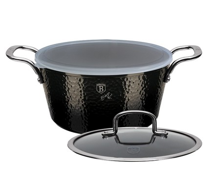 Pánev s titanovým povrchem Berlingerhaus BH-6653 24 cm Shine Basalt Collection (1)