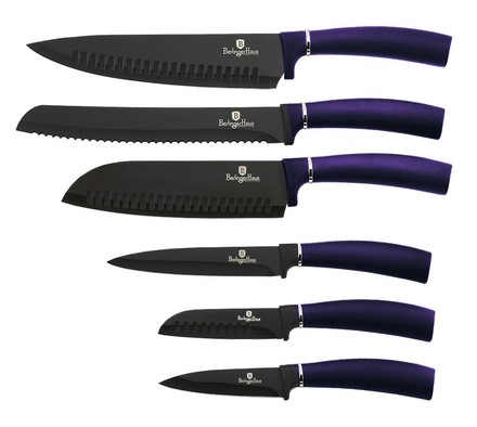 Sada nožů Berlingerhaus BH-2559 s nepřilnavým povrchem 6 ks Purple Metallic Line