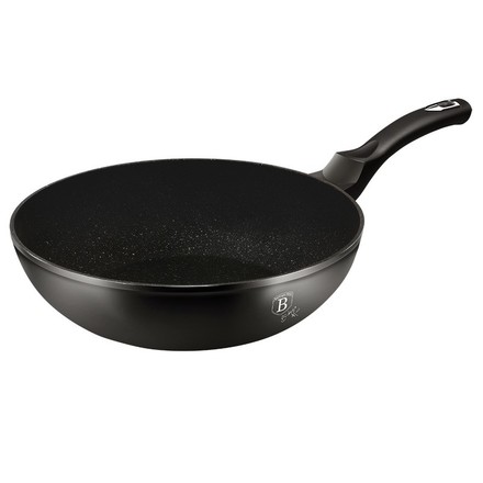 Pánev WOK s mramorovým povrchem Berlingerhaus BH-1848 28 cm Black Silver Collection (1)