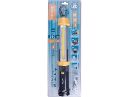 Montážní lampa Extol Light (43139) 350lm, USB nabíjení, COB LED (4)
