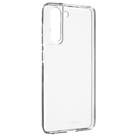 Kryt na mobil Fixed Skin na Samsung Galaxy S21 FE - průhledný