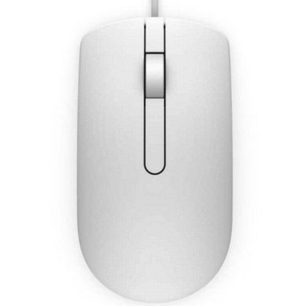 Počítačová myš Dell MS116 / optická/ 3 tlačítek/ 1000DPI - bílá