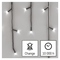 Vánoční osvětlení Emos D4CC01 LED vánoční rampouchy, 3,6 m, venkovní i vnitřní, studená bílá, programy (2)