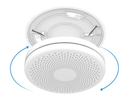 Detektor oxidu uhelnatého iQtech SmartLife Combo CO + Kouřový detektor, CS01W, Wi-Fi (3)