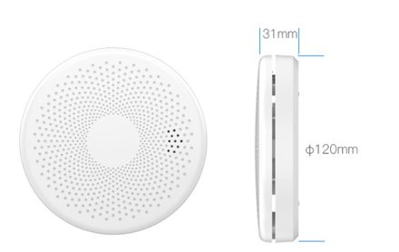 Detektor oxidu uhelnatého iQtech SmartLife Combo CO + Kouřový detektor, CS01W, Wi-Fi (5)