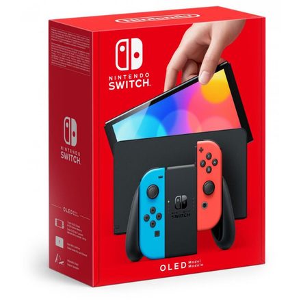 Herní konzole Nintendo Switch OLED red &amp; blue