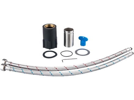 Umyvadlová páková baterie Balletto 81122 baterie umyvadlová, stojánková s flexibilním ramínkem, 35mm, bílá (4)