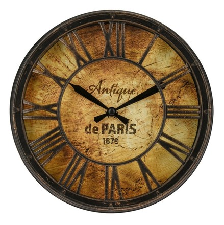 Nástěnné hodiny Segnale KO-837000250 Hodiny nástěnné Antique PARIS 21 cm