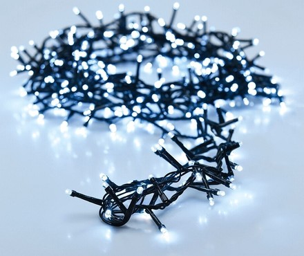 Vánoční řetěz Homestyling KO-AX8521040 s časovačem 1250 LED bílých, IP44 (1)