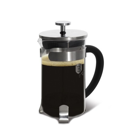 Konvička na čaj a kávu Berlingerhaus BH-1786 French Press 350 ml černá (2)