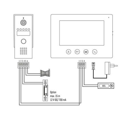 Sada videotelefonu Emos EM-03M 2WIRE (8)