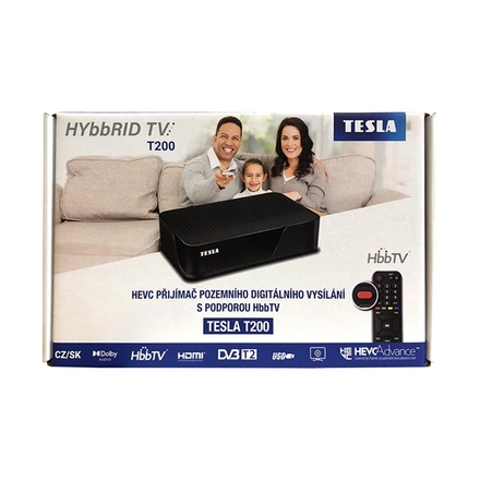 DVB-T2 přijímač Tesla HYbbRID TV T200 + Zircon WA 150, USB WIFI adaptér s anténou (5)