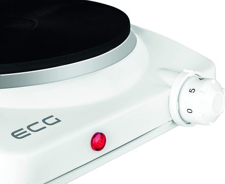 Elektrický jednoplotýnkový vařič ECG EV 1512 White (2)