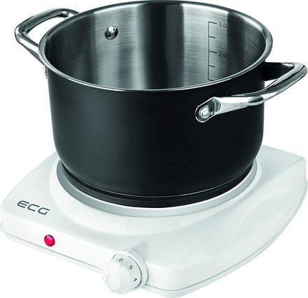 Elektrický jednoplotýnkový vařič ECG EV 1512 White (3)