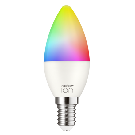 Chytrá žárovka Niceboy ION SmartBulb RGB E14, 5, 5W