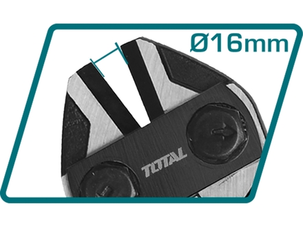 Štípací kleště Total THT113366 kleště štípací pákové, industrial, 900mm/36&quot;, CrV (1)