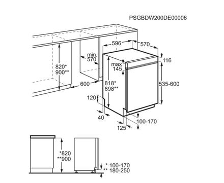 Vestavná myčka nádobí AEG Mastery MaxiFlex FEE72910ZM (8)