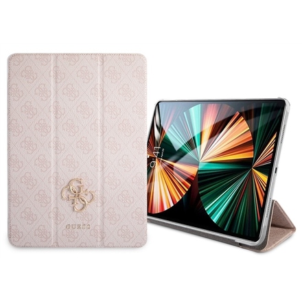 Pouzdro na tablet Guess 4G Folio Cover na Apple iPad Pro 12, 9" - růžové