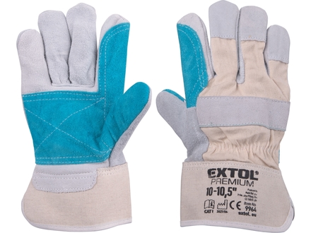 Pracovní rukavice Extol Premium 9964 rukavice kožené silné s podšívkou v dlani, velikost 10&quot;-10,5&quot;