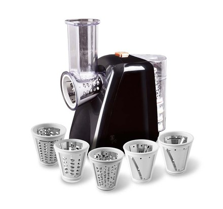 Elektrické struhadlo Berlingerhaus BH-9348 Elektrické struhadlo na zeleninu a ovoce Black Silver Collection