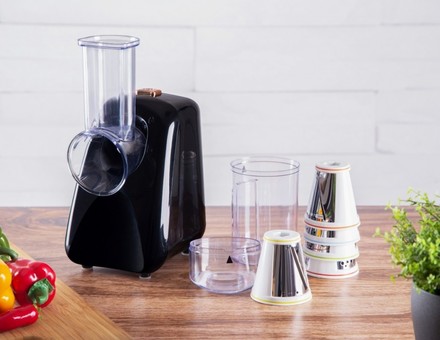 Elektrické struhadlo Berlingerhaus BH-9348 Elektrické struhadlo na zeleninu a ovoce Black Silver Collection (3)