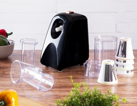 Elektrické struhadlo Berlingerhaus BH-9348 Elektrické struhadlo na zeleninu a ovoce Black Silver Collection (4)