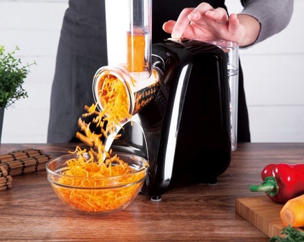 Elektrické struhadlo Berlingerhaus BH-9348 Elektrické struhadlo na zeleninu a ovoce Black Silver Collection (5)