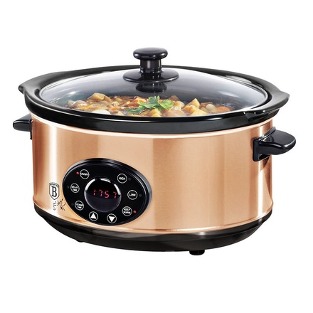 Pomalý hrnec Berlingerhaus BH-9383 s poklicí Slow Cooker 3,5 l Black Rose Collection