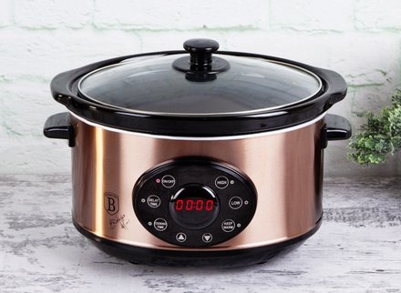 Pomalý hrnec Berlingerhaus BH-9383 s poklicí Slow Cooker 3,5 l Black Rose Collection (3)