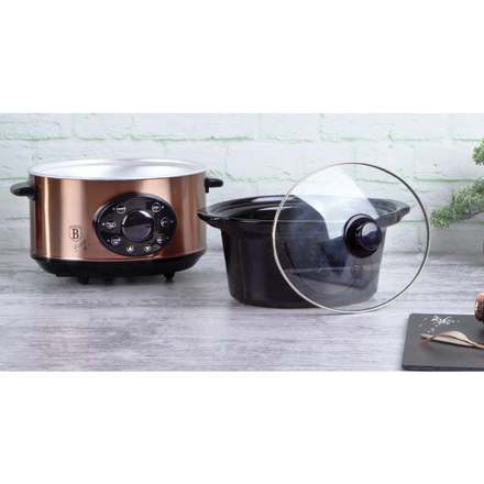 Pomalý hrnec Berlingerhaus BH-9383 s poklicí Slow Cooker 3,5 l Black Rose Collection (5)
