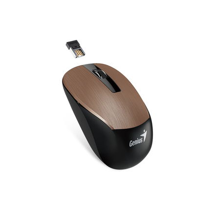 Počítačová myš Genius NX-7015 / optická / 3 tlačítka / 1600dpi - měď