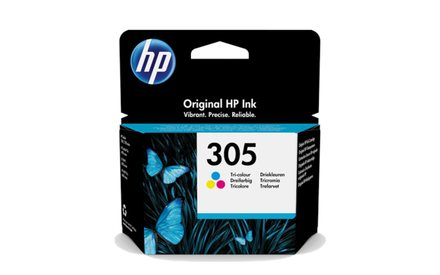 Inkoustová náplň HP 305, 3barevná kazeta - 100 stran