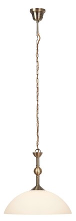 Lustr Rabalux 7138 Aurelia Lustr E27/60W bronzová/ bílá (1)