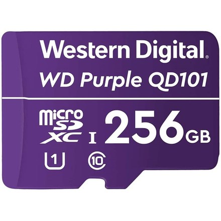 Paměťová karta Western Digital Purple microSDXC 256GB UHS-I U1