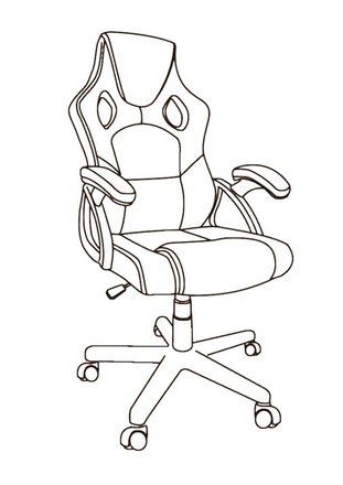 Herní židle Dakota egamers BLUE (DKWOODGC) (2)