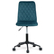 Kancelářská židle Autronic Kancelářská židle dětská, potah modrá sametová látka, výškově nastavitelná (KA-T901 BLUE4) (1)
