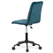 Kancelářská židle Autronic Kancelářská židle dětská, potah modrá sametová látka, výškově nastavitelná (KA-T901 BLUE4) (4)