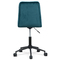 Kancelářská židle Autronic Kancelářská židle dětská, potah modrá sametová látka, výškově nastavitelná (KA-T901 BLUE4) (6)