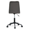 Kancelářská židle Autronic Kancelářská židle dětská, potah šedá sametová látka, výškově nastavitelná (KA-T901 GREY4) (6)