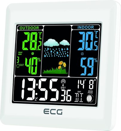 Meteostanice ECG MS 300 White (1)