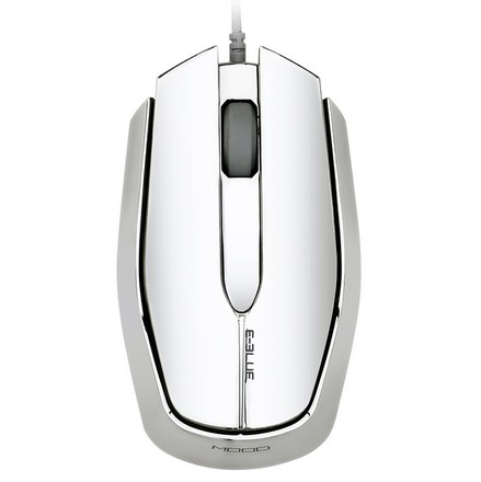 Počítačová myš E-Blue Myš MOOD, stříbrná,e-box