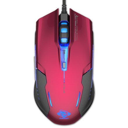 Počítačová myš E-Blue Myš Auroza G, 3000DPI, červená